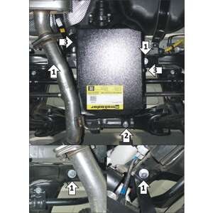 Защита Задний дифференциал KIA Sorento ( 2020- ) г. арт: 01043-2 photo1 Интернет магазин Автоаксессуаров Защита картера, МКПП, АКПП, РК, ТБ (Мотодор)