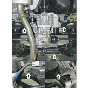 Защита Задний дифференциал KIA Sorento ( 2020- ) г. арт: 01043-2 photo2 Интернет магазин Автоаксессуаров Защита картера, МКПП, АКПП, РК, ТБ (Мотодор)