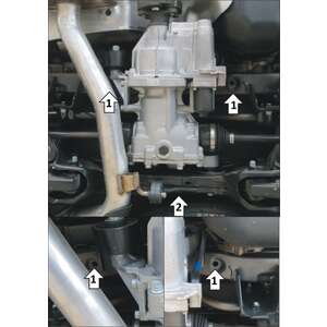 Защита Задний дифференциал KIA Sorento Prime ( 2015-2017 ) г. арт: 00943-3 photo2 Интернет магазин Автоаксессуаров Защита картера, МКПП, АКПП, РК, ТБ (Мотодор)