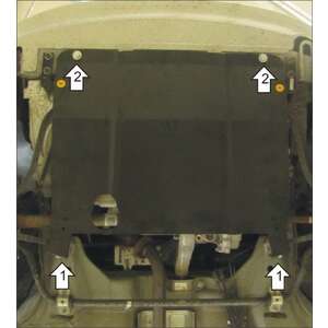 Защита Двигатель, Коробка переключения передач Lada Kalina Cross ( 2016-2018 ) г. арт: 72114-14 photo1 Интернет магазин Автоаксессуаров Защита картера, МКПП, АКПП, РК, ТБ (Мотодор)
