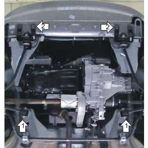 Защита Двигатель, Коробка переключения передач Lada Kalina Cross ( 2016-2018 ) г. арт: 72114-14 photo2 Интернет магазин Автоаксессуаров Защита картера, МКПП, АКПП, РК, ТБ (Мотодор)