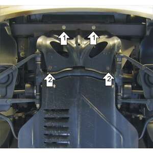 Защита Двигатель Lada Niva Travel ( 2021- ) г. арт: 13005-3 photo2 Интернет магазин Автоаксессуаров Защита картера, МКПП, АКПП, РК, ТБ (Мотодор)