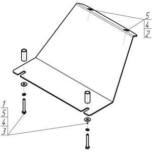 Защита Двигатель Lada Niva Travel ( 2021- ) г. арт: 13005-3 photo3 Интернет магазин Автоаксессуаров Защита картера, МКПП, АКПП, РК, ТБ (Мотодор)