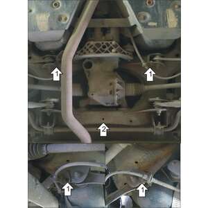 Защита Задний дифференциал Land Rover Freelander II ( 2006-2012 ) г. арт: 13223-2 photo2 Интернет магазин Автоаксессуаров Защита картера, МКПП, АКПП, РК, ТБ (Мотодор)