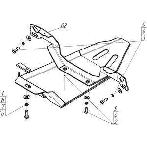 Защита Задний дифференциал Land Rover Freelander II ( 2006-2012 ) г. арт: 13223-2 photo3 Интернет магазин Автоаксессуаров Защита картера, МКПП, АКПП, РК, ТБ (Мотодор)