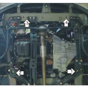 Защита Двигатель, Коробка переключения передач Lifan 330 Smily ( 2014-2016 ) г. арт: 64704-2