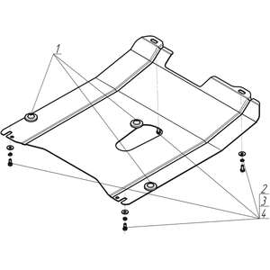 Защита Двигатель, Коробка переключения передач Lifan Solano ( 2008-2014 ) г. арт: 64702-2