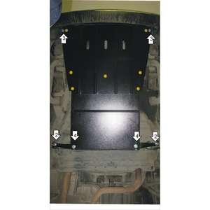 Защита Двигатель, Коробка переключения передач Mercedes-benz Viano ( 2003-2009 ) г. арт: 01217-2 photo1 Интернет магазин Автоаксессуаров Защита картера, МКПП, АКПП, РК, ТБ (Мотодор)