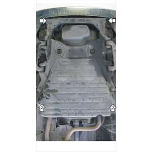 Защита Двигатель, Коробка переключения передач Mercedes-benz Viano ( 2003-2009 ) г. арт: 01217-2 photo2 Интернет магазин Автоаксессуаров Защита картера, МКПП, АКПП, РК, ТБ (Мотодор)