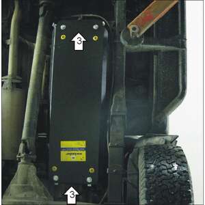 Защита Топливный бак Mitsubishi L 200 ( 2006-2014 ) г. арт: 01335-4