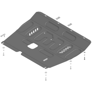 Кликните для увеличения изображения Защита Двигатель, Коробка переключения передач Mitsubishi Outlander IV ( 2022-2024 ) г. арт: 71305