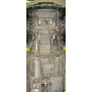 Защита Двигатель, Коробка переключения передач, Раздаточная коробка Nissan Navara ( 2010-2016 ) г. арт: 01450-2 photo1 Интернет магазин Автоаксессуаров Защита картера, МКПП, АКПП, РК, ТБ (Мотодор)