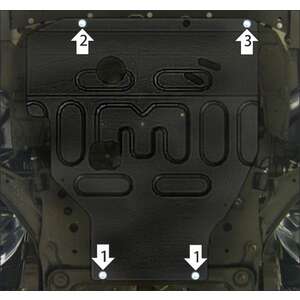 Защита Двигатель, Коробка переключения передач Nissan Tiida ( 2006-2014 ) г. арт: 71427-4 photo1 Интернет магазин Автоаксессуаров Защита картера, МКПП, АКПП, РК, ТБ (Мотодор)