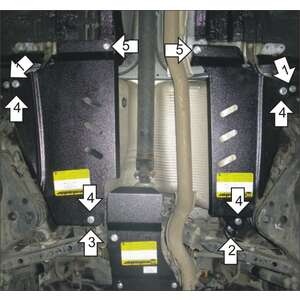 Защита Топливный бак Nissan X-Trail ( 2015-2022 ) г. арт: 01446-3
