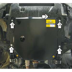 Кликните для увеличения изображения Защита Двигатель, Коробка переключения передач Opel Antara ( 2006-2011 ) г. арт: 13001-2