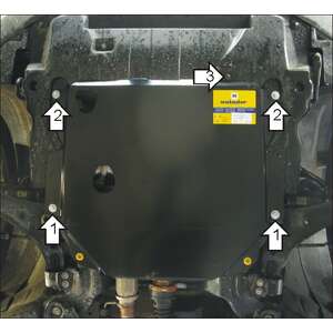 Защита Двигатель; КПП Opel Antara ( 2006-2011 ) г. арт: 03014 photo1 Интернет магазин Автоаксессуаров Защита картера, МКПП, АКПП, РК, ТБ (Мотодор)