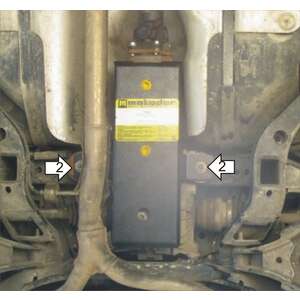 Защита Задний дифференциал Opel Antara ( 2012-2015 ) г. арт: 13003-5 photo1 Интернет магазин Автоаксессуаров Защита картера, МКПП, АКПП, РК, ТБ (Мотодор)