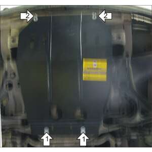 Защита Двигатель Opel Senator ( 1987-1993 ) г. арт: 01512-3 photo1 Интернет магазин Автоаксессуаров Защита картера, МКПП, АКПП, РК, ТБ (Мотодор)