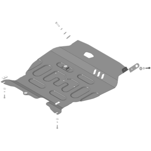 Защита Двигатель, Коробка переключения передач Peugeot 4007 ( 2007-2012 ) г. арт: 71303-4
