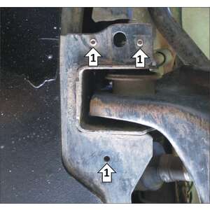 Кликните для увеличения изображения Защита Сайлент-блоки Renault Duster ( 2012-2015 ) г. арт: 151701-3