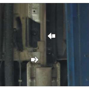 Защита Глушитель Renault Duster ( 2012-2015 ) г. арт: 01726-2 photo3 Интернет магазин Автоаксессуаров Защита картера, МКПП, АКПП, РК, ТБ (Мотодор)