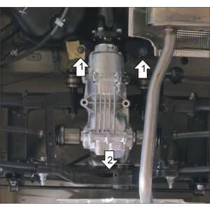 Защита Задний дифференциал Renault Kaptur ( 2016-2020 ) г. арт: 01732-7 photo3 Интернет магазин Автоаксессуаров Защита картера, МКПП, АКПП, РК, ТБ (Мотодор)