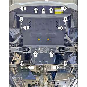 Кликните для увеличения изображения Защита Радиатор, Двигатель Sollers SF1 ( 2025- ) г. арт: 78703