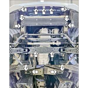 Кликните для увеличения изображения Защита Радиатор, Двигатель Sollers SF1 ( 2025- ) г. арт: 78703