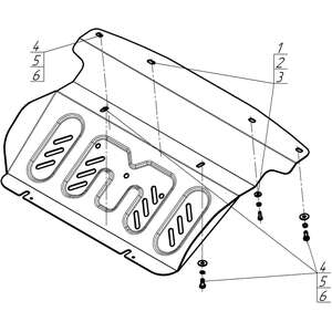 Защита Радиатор Sollers ST6 ( 2023- ) г. арт: 78308-2 photo3 Интернет магазин Автоаксессуаров Защита картера, МКПП, АКПП, РК, ТБ (Мотодор)