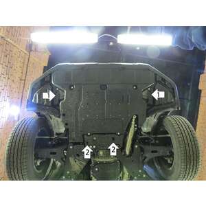 Защита Двигатель Subaru Levorg ( 2020- ) г. арт: 72201-2 photo2 Интернет магазин Автоаксессуаров Защита картера, МКПП, АКПП, РК, ТБ (Мотодор)