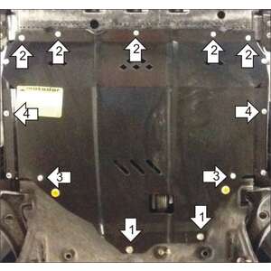 Защита Двигатель, Коробка переключения передач Suzuki Vitara ( 2015- ) г. арт: 02419-2