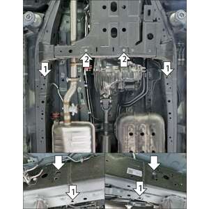 Защита Раздаточная коробка TANK 500 ( 2021- ) г. арт: 73112-4 photo2 Интернет магазин Автоаксессуаров Защита картера, МКПП, АКПП, РК, ТБ (Мотодор)