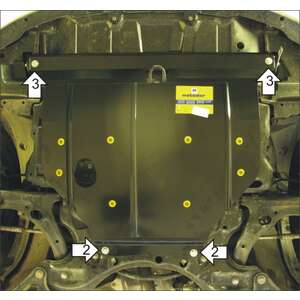 Защита Двигатель, Коробка переключения передач Toyota Corolla Verso ( 2001-2004 ) г. арт: 02524-2
