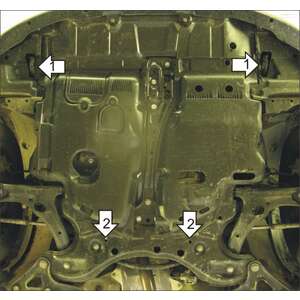 Защита Двигатель, Коробка переключения передач Toyota Corolla Verso ( 2001-2004 ) г. арт: 02524-2