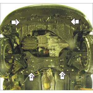 Защита Двигатель, Коробка переключения передач Toyota Ist ( 2002-2007 ) г. арт: 03114-5