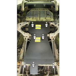 Защита Двигатель, Коробка переключения передач Toyota Land Cruiser 100 ( 1998-2002 ) г. арт: 12507-2