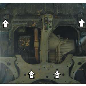 Кликните для увеличения изображения Защита Двигатель, Коробка переключения передач Toyota Matrix ( 2004-2007 ) г. арт: 04501-5