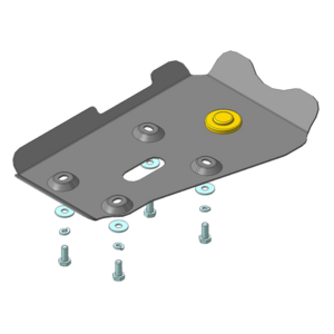 Защита Задний дифференциал Toyota RAV 4 ( 2019-2022 ) г. арт: 02569-5 photo1 Интернет магазин Автоаксессуаров Защита картера, МКПП, АКПП, РК, ТБ (Мотодор)