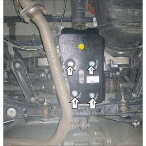 Защита Задний дифференциал Toyota RAV 4 ( 2019-2022 ) г. арт: 02569-5 photo2 Интернет магазин Автоаксессуаров Защита картера, МКПП, АКПП, РК, ТБ (Мотодор)