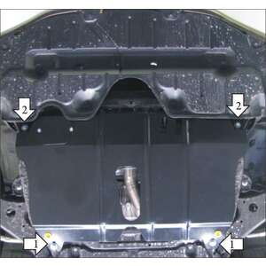 Защита Двигатель; КПП Toyota Venza ( 2008-2012 ) г. арт: 72538 photo1 Интернет магазин Автоаксессуаров Защита картера, МКПП, АКПП, РК, ТБ (Мотодор)