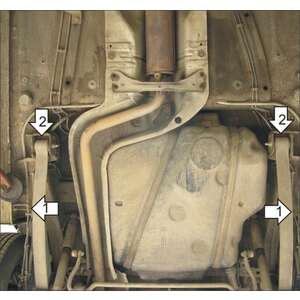 Защита Топливный бак Volkswagen Caddy ( 2010-2021 ) г. арт: 02728-2