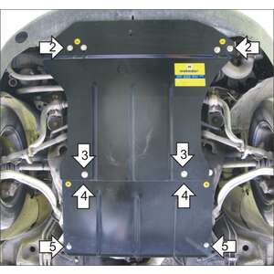 Защита Двигатель, Коробка переключения передач Volkswagen Passat B5+ ( 2000-2005 ) г. арт: 02709-2