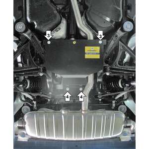 Защита Задний дифференциал Volkswagen Touareg ( 2010-2015 ) г. арт: 12703-4 photo1 Интернет магазин Автоаксессуаров Защита картера, МКПП, АКПП, РК, ТБ (Мотодор)