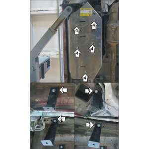 Кликните для увеличения изображения Защита Трубки кондиционера Volkswagen Transporter/Caravelle T6.1 ( 2020-2023 ) г. арт: 72704-2