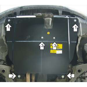 Защита Двигатель, Коробка переключения передач Volvo V40 ( 1995-2004 ) г. арт: 02606-2