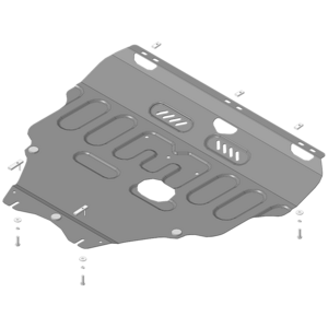 Кликните для увеличения изображения Защита Двигатель, Коробка переключения передач Volvo V50 ( 2004-2012 ) г. арт: 72601-3