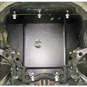 Кликните для увеличения изображения Защита Двигатель, Коробка переключения передач Volvo V50 ( 2004-2012 ) г. арт: 72601-3