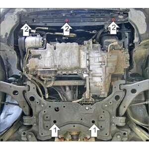 Кликните для увеличения изображения Защита Двигатель, Коробка переключения передач Volvo V50 ( 2004-2012 ) г. арт: 72601-3