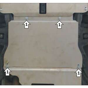 Защита Двигатель, Передний дифференциал BMW X5 (e70) ( 2010-2013 ) г. арт: 30212-2 photo1 Интернет магазин Автоаксессуаров Защита картера, МКПП, АКПП, РК, ТБ (Мотодор)