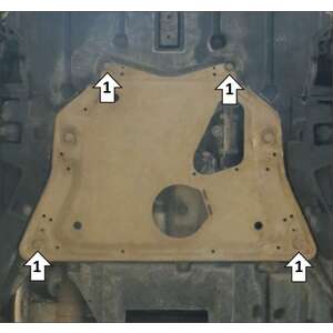 Защита Двигатель, Передний дифференциал BMW X5 (e70) ( 2010-2013 ) г. арт: 30212-2 photo2 Интернет магазин Автоаксессуаров Защита картера, МКПП, АКПП, РК, ТБ (Мотодор)